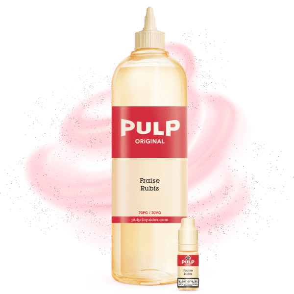 E-LIQUIDE PULP XXL FRAISE RUBIS VRAC FONTAINE LITRE