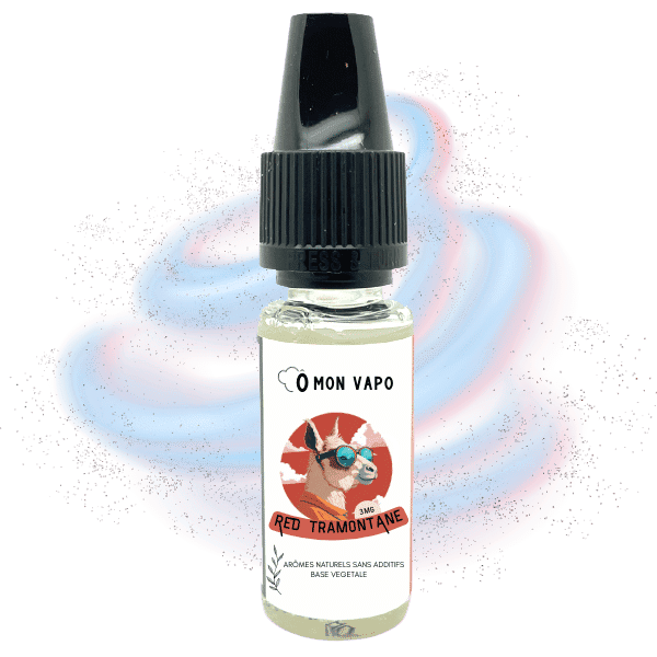 E-LIQUIDE O MON VAPO RED TRAMONTANE 10 ML