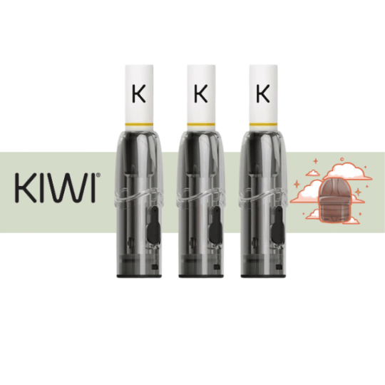 3 Cartouches Pod & Filtres - Kiwi Pen 1 - Kiwi Vapor