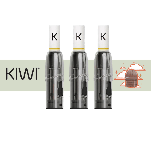 3 Cartouches Pod & Filtres - Kiwi Pen 1 - Kiwi Vapor