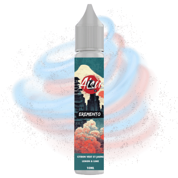 E-LIQUIDE AISU SELS DE NICOTINE EREMENTO CITRON VERT ET JAUNE 10 ML