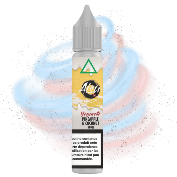 E-LIQUIDE AISU SELS DE NICOTINE YOGURUTO PINEAPPLE AND COCONUT 10 ML