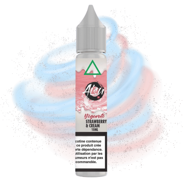 E-LIQUIDE AISU SELS DE NICOTINE YOGURUTO STRAWBERRY AND CREAM 10 ML