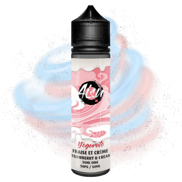 E-LIQUIDE AISU YOGURUTO 50 ML FRAISE CREME A BOOSTER 50 ML