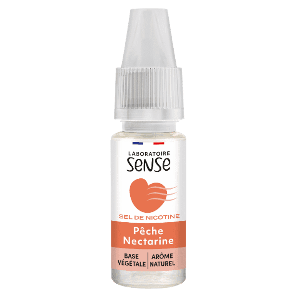 Pêche Nectarine Sels de Nicotine - Laboratoire SENSE