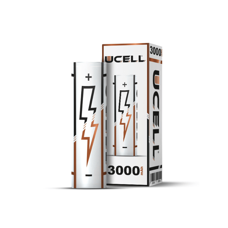 Accu 18650 - 3000mAh - UCell - Accu français pour cigarette électronique