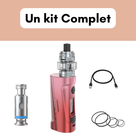 KIT E-CIGARETTE ELECTRONIQUE BOXXER KIT COMPLET