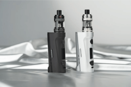 KIT E-CIGARETTE ELECTRONIQUE BOXXER ASPIRE NOIR ACIER