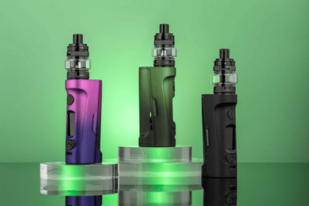 KIT E-CIGARETTE ELECTRONIQUE BOXXER ASPIRE VERT NOIR ROSE