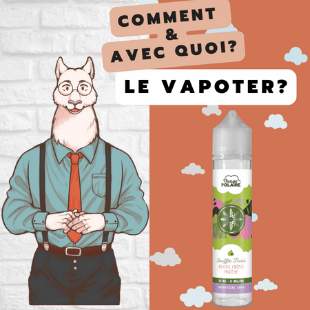 E-LIQUIDE LABORATOIRE SENSE NUAGE POLAIRE Souffle Frais VAPOTER