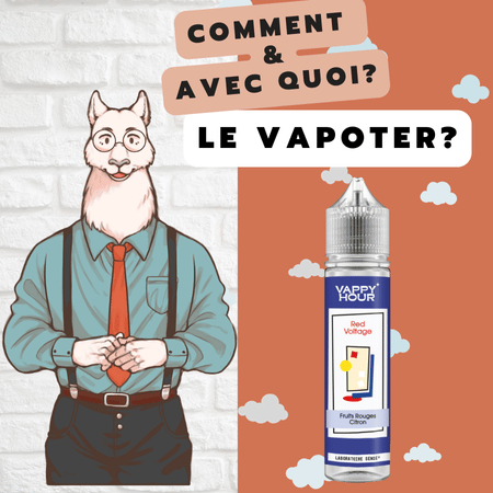 E-LIQUIDE LABORATOIRE SENSE VAPPY HOUR Red Voltage VAPOTER