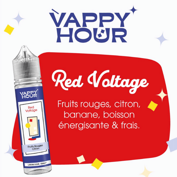 E-LIQUIDE LABORATOIRE SENSE VAPPY HOUR Red Voltage GOUT