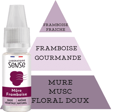 E-LIQUIDE SENSE MURE FRAMBOISE 10ML SAVEUR