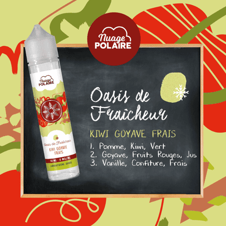 E-LIQUIDE LABORATOIRE SENSE NUAGE POLAIRE OASIS DE FRAICHEUR SAVEURS