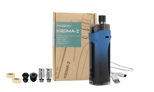 E-CIGARETTE POD INNOKIN KROMA-Z CONTENU KIT COMPLET