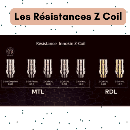 E-CIGARETTE POD INNOKIN KROMA-Z RESISTANCE Z COIL