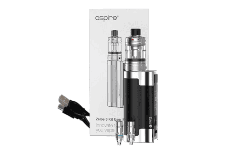 E-CIGARETE ELECTRONIIQUE ASPIRE ZELOS X KIT COONTENU