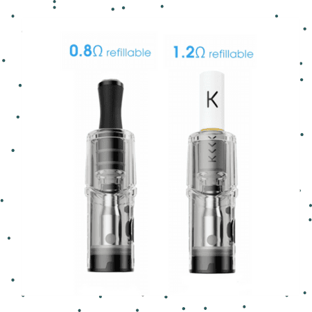 E-CIGARETTE ELECTRONIQUE KIWI SPARK KIT CARTOUCHE