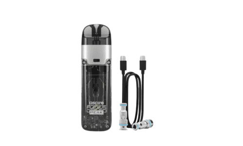 E-CIGARETTE ELECTRONIQUE KIT POD ASPIRE FLEXUS PEAK CONTENU PACK