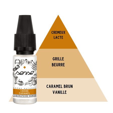 E-LIQUIDE-SENSE-CREME-CARAMEL-10ML-PYRAMIDE-SAVEUR