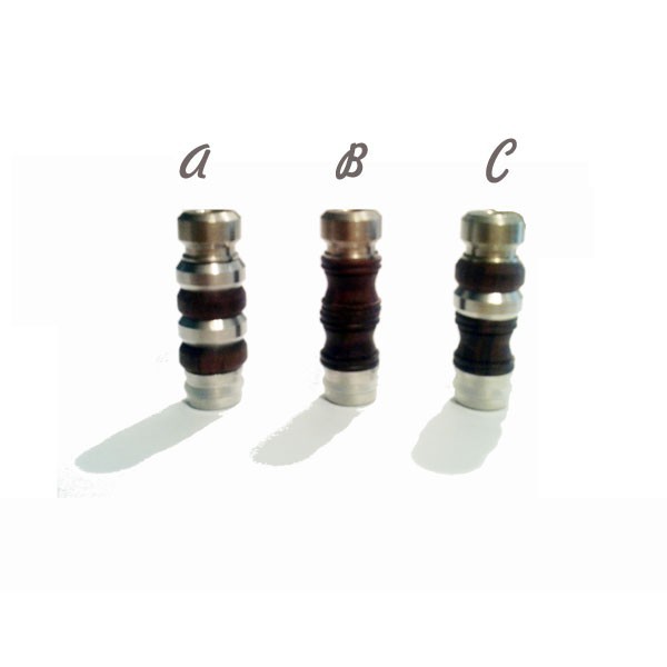 Drip Tip Acier et Bois - Abacus