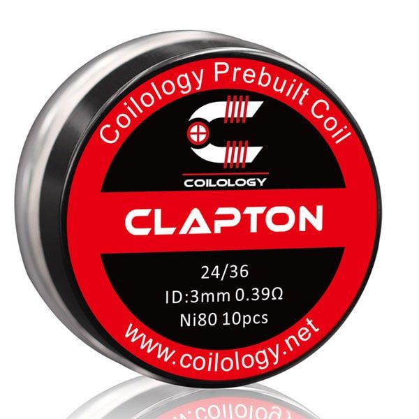 10 Coils Clapton SS / Ni80 - Coilology