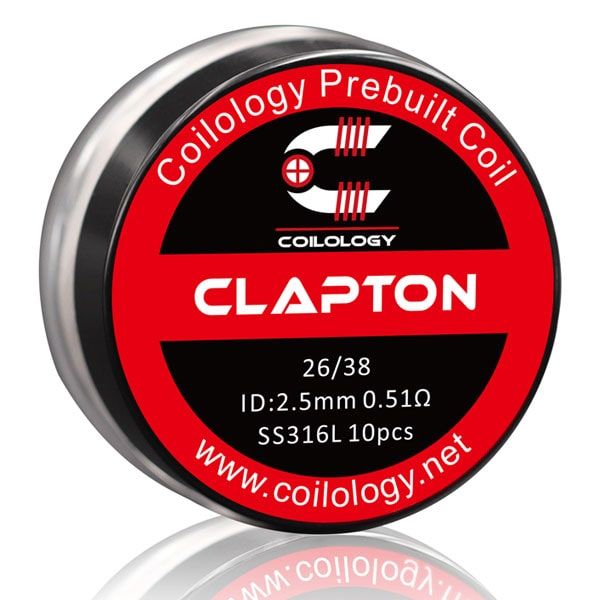 10 Coils Clapton SS / Ni80 - Coilology