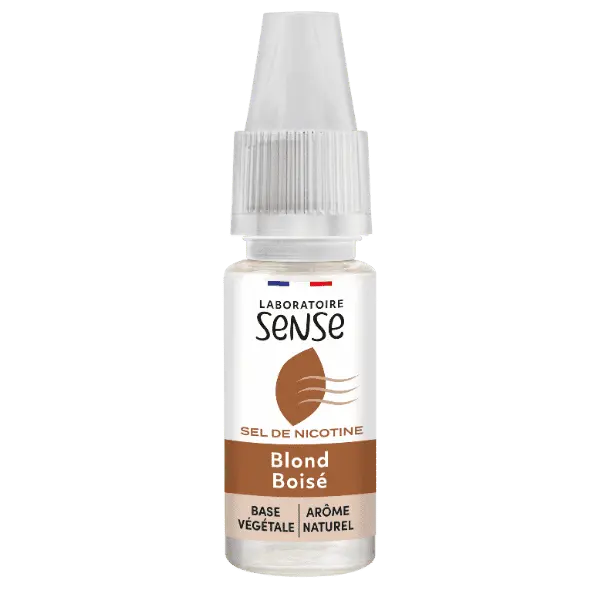 E-Liquide T. Blond Boisé Sels de Nicotine - Laboratoire SENSE