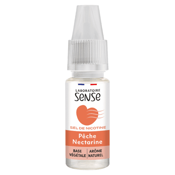 Pêche Nectarine Sels de Nicotine - Laboratoire SENSE