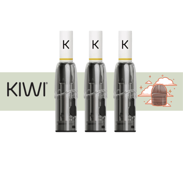 3 Cartouches Pod & Filtres - Kiwi Pen 1 - Kiwi Vapor