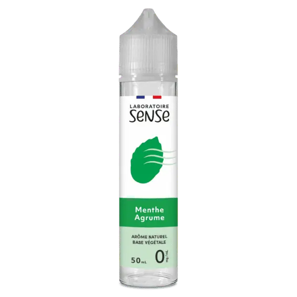 E-Liquide Menthe Agrûme 50ml - Laboratoire SENSE