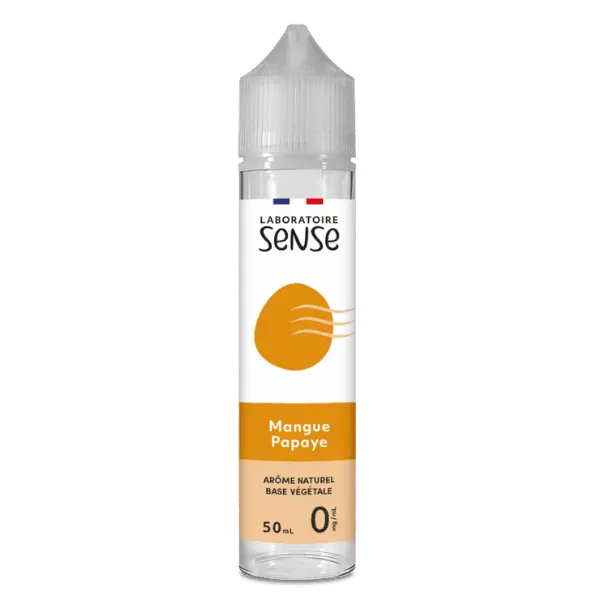 E-Liquide Mangue Papaye 50ml - Laboratoire SENSE