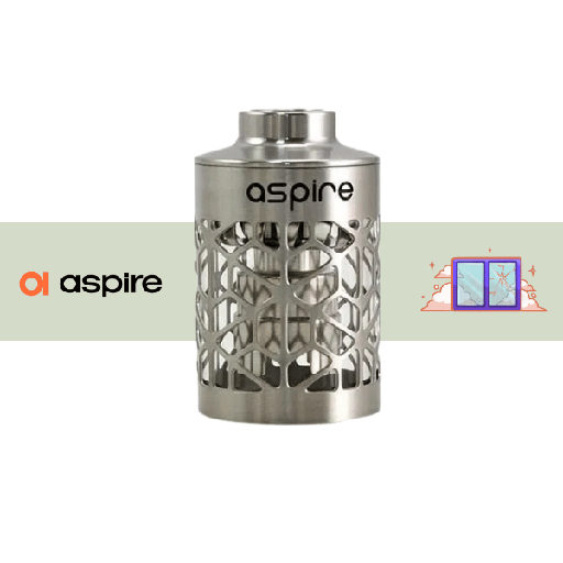 [TANK-CLEARO-ASPIRE-ATLANTIS-ACIER] Vitre Réservoir Acier - Atlantis - Aspire