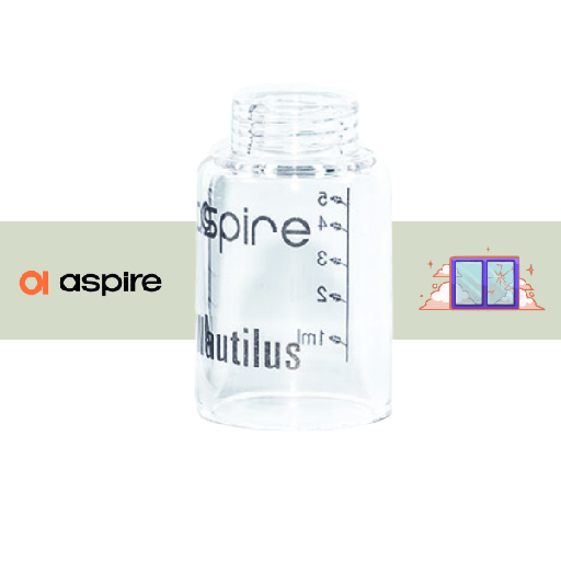 [TANK-CLEARO-ASPIRE-NAUTILUS] Vitre Réservoir - Nautilus - Aspire