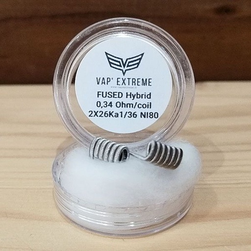 [RPM-VAPXTRM-2-FUSED-CLAPTON-HY] Pack 2 Coils Fused Clapton Hybrid - Vap'Extreme