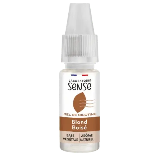 E-Liquide T. Blond Boisé Sels de Nicotine - Laboratoire SENSE