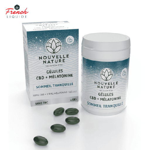 [CBD-GELULES-NOUVELLE-NATURE-60] Gélules CBD + Mélatonine - Nouvelle Nature